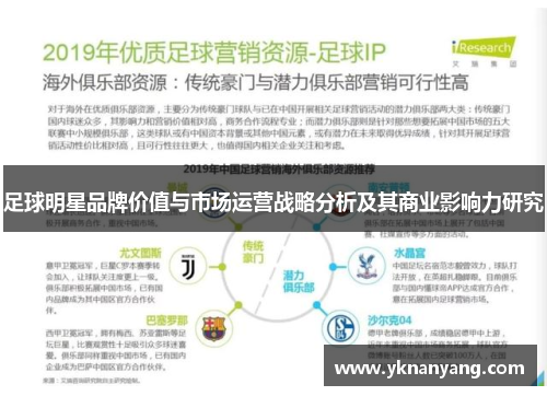 足球明星品牌价值与市场运营战略分析及其商业影响力研究